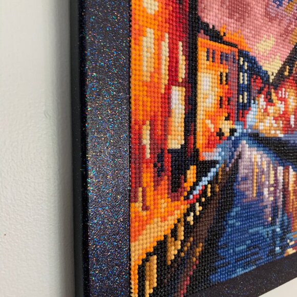 PARIS Canal Diamond Art On Canvas - Picture 7 of 10